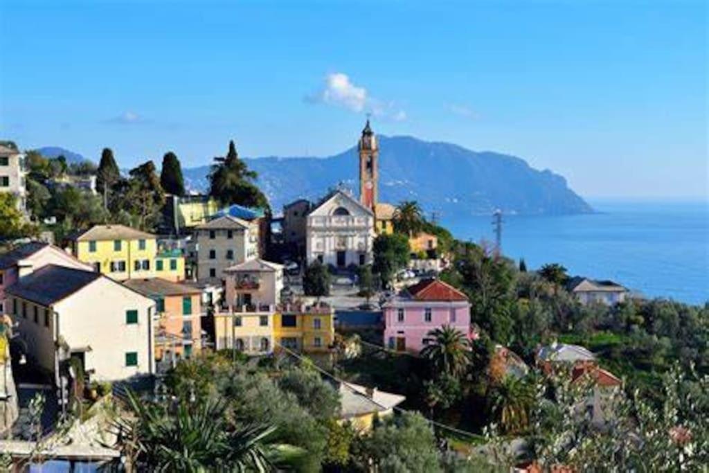 Pieve Ligure - Colle Fiorito Apartment Bagian luar foto